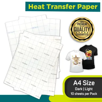 A3 A4 Size 3G Jet-Opaque Inkjet Printable Iron On Heat Transfer