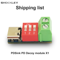 Shockley ประเภท-C PD QC ทริกเกอร์5V ~ 20V DC ปรับแรงดันโมดูลแรงดันไฟฟ้าได้โมดูลล่อชาร์จเร็ว