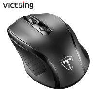 VicTsing MM057 2400 DPI USB 2.4GHz Wireless Mouse 6 Buttons Finger Rest Ergonomics Optical Computer for Mice Notebook PC