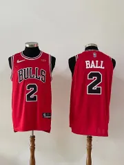 NWT Alex Caruso Chicago Bulls #6 Red 2021-2022 City Edition NBA Jersey  Small