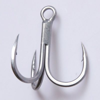 【LZ】﹍  4X Triple Anchor Hooks Anti-Rust Coating Hand-Grinded Carp Fishing Hook Accessories For Sea Fish Lure Fishhooks  4- 5/0 Peche