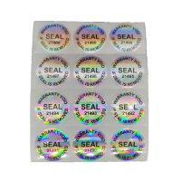 1000pcs Warranty Sealing Sticker 25mm Round Shape Hologram Security Seal Tamper Proof Warranty VOID Label Stickers Stickers Labels