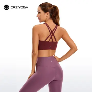 CRZ YOGA Womens Butterluxe Workout Capri Leggings 19'' - High Waist Crop Yoga  Pants with Pockets Buttery