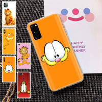 GT61 Cat Garfield TPU อ่อนนุ่ม เคสโทรศัพท์ ปก หรับ Samsung A34 M52 A04 M30S A23 M23 M53 M21 A54 M30 A40S A9 A14 A04S M33 Plus