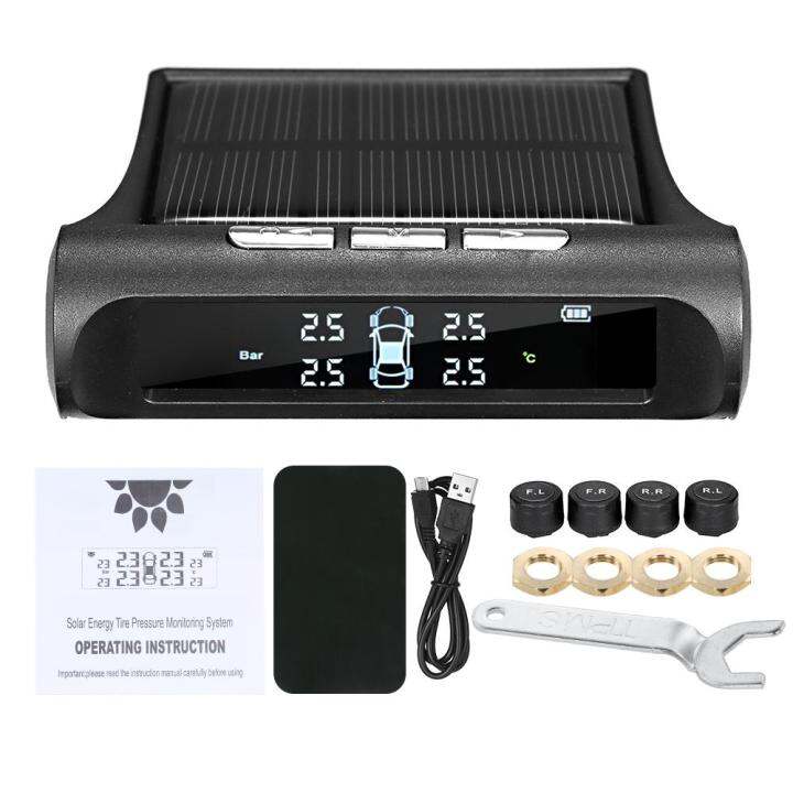 Tpms Tire Pressure Monitoring System Universal Wire Less With