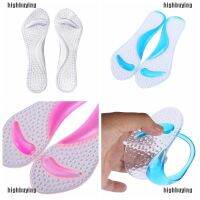 แผ่นเจลซิลิโคน Arch Metatarsal Support Massage Non-Slip High-Heels Insoles