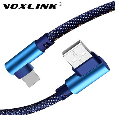 VOXLINK สาย USB 2.4A 5V สำหรับ Iphone X XS XR ชาร์จซิงค์ข้อมูลเร็วสำหรับ Xs Max 8 8Plus 7 6S Ipad Mini