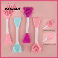 PETINAIL 1ชิ้นนุ่มดั้งเดิม Peralatan Rias บ้าน DIY แปรงทำความสะอาดใบหน้าดูแลผิวหน้าผิวหน้า