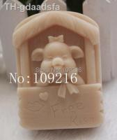 ▫❒✺ wholesale!!1pcs Pig (zx371) Silicone Mold Crafts Mould