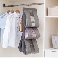 2020 Hot Foldable Hanging Bag Thicken Folding Shelf Bag Purse Handbag Organizer Door Sundry Pocket Hanger Storage Closet Hanger