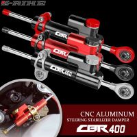 Motorcycle CNC Aluminum Adjustable Steering Damper Stabilizer For HONDA CBR400 CBR400R CBR400RR CBR 400 1988 1989 1990 1991 1992