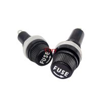 【DT】hot！ 5pcs 5x20mm 6x30mm glass fuse holders 5x20 6x30  10A 250V insurance socket for Panel Mount Fuse Holder CZYC