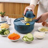 Multi-Function สลัด Uten ผัก Chopper แครอทมันฝรั่งตัดด้วยตนเอง Shred Grater เพื่อความสะดวกในครัวผัก