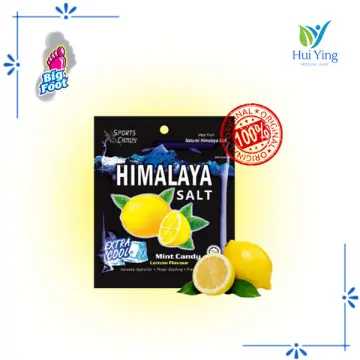 Buy Big Foot Himalaya Salt Mint Candy Lemon Flavour (Extra Cool) 15g (Box  of 12) - Malaysian Supermarket Online UK