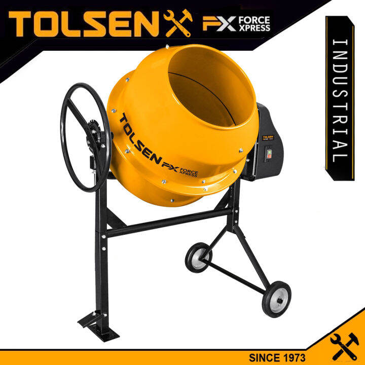 Tolsen Electric Concrete Mixer (550W, 145L | 800W, 200L Capacity ...