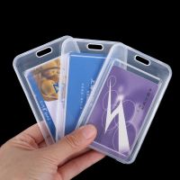 【CW】✹┅  10pcs Transparent Card Cover Men Student Bus Holder Business Credit Cards Bank ID Sleeve