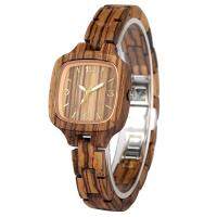 Analog Wooden Watch Ladies Full Wood Womens Wristwatch Creative Female Clock Wrist Bangle Watches relogios femininos de pulso