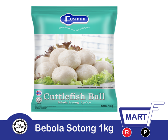 FUSIPIM Cuttlefish Ball 1kg (Bebola Sotong) [KL, Klang, Selangor ...