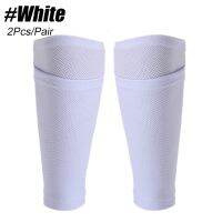 TIKE 1Pair Calf Compression Sleeves with Shin Guard Pads Pocket, Leg Sleeve and Shin Splints Support, Ideal for Leg Cramp Relief