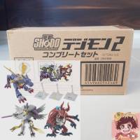 Shodo Digimon Series 02 LIMITED Figures(Metalgarurumon,Holyangemon,Atlurkabuterimon)+ชุดฐาน[BANDAI Premium]ดิจิม่อน เมทัลการูรูม่อน โฮรี่แองเจม่อน แอตเลอร์คาบูเทริมอน