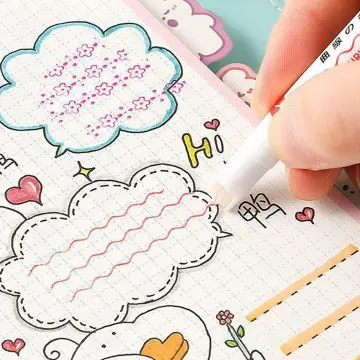 Doodle Dazzle Markers, Double Line Outline Pen Markers,Magic