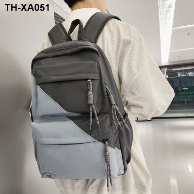 logo new leisure travel contracted large capacity backpack boys high school students bags