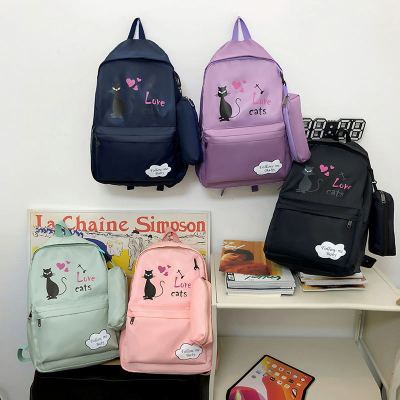 Backpack for Women Men Student Large Capacity Printing Fashion Personality Multipurpose Female ulzzang Bags