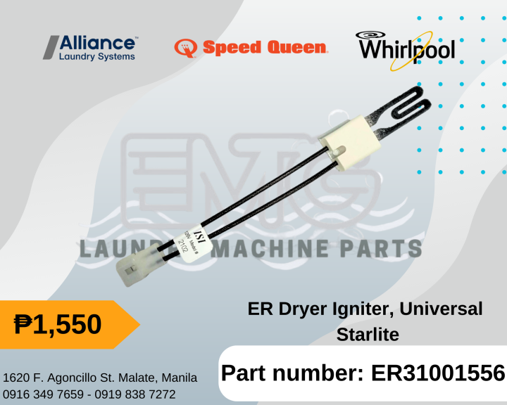 ER Dryer Igniter, Universal Starlite Lazada PH