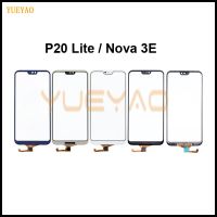 สำหรับเซ็นเซอร์ Huawei P20 Lite หน้าจอสัมผัสแผงแก้วทำให้เป็นดิจิตอลแผงกระจกหน้าทัชแพดอะไหล่สำหรับซ่อม Huawei Nova 3e