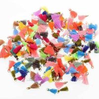 【YF】¤▣◙  100pcs 1cm Tassel Pendant Clothes/Earring/Jewelry Accessories Crafts