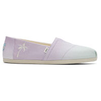 TOMS รองเท้าลำลองผู้หญิง แบบสลิปออน (Slip on) รุ่น Alpargata Seasonal Lilac Ombre Canvas (A) รองเท้าลิขสิทธิ์แท้