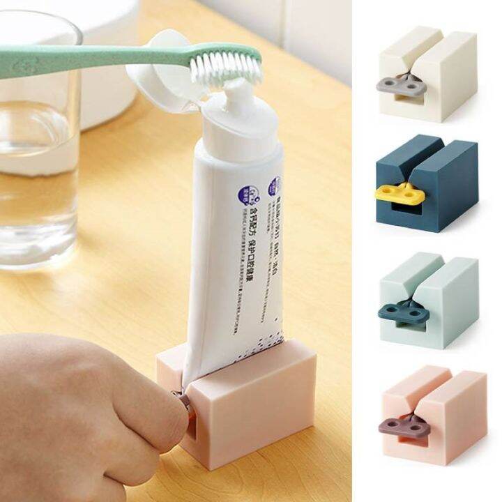 hot-dt-1pc-plastic-toothpaste-squeezer-extruder-multifunction-tube-rolling-holder-dispenser-oral-accessories