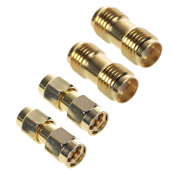 2-pcs-sma-male-to-sma-male-plug-2-pcs-sma-female-to-sma-female-jack-rf-coaxial-adapter-connector