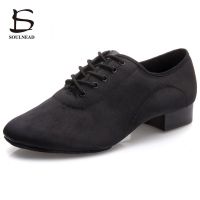 Salsa Dance Shoes Men Ballroom Latin Dancing Shoes Soft Sole Cloth Man Tango Practice Shoe Low Heel Male Dance Sneakers