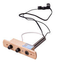 [okoogee]【ขายร้อน】Cajon Drum Sound Hole Pickup ไมโครโฟน Pick-up System สำหรับกลองกล่องพร้อม Tone Volume Control 6.35 มม. แจ็ค