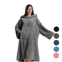 Extra Large Thick Hooded Beach Towel Changing Robe Quick Dry Microfiber Towelling Surf Poncho for Men and Women