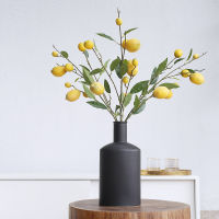 【cw】Faux Lemon nches Artificial Orange Plants Potted Fake Plants Fruit for Home Party Garden Living Rooms Balconies Decoration ！