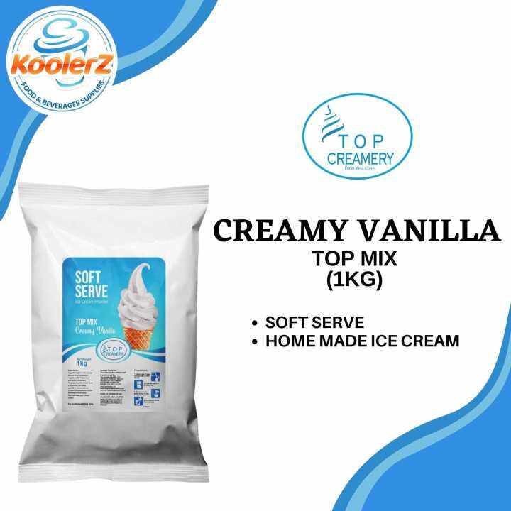 Top Mix Creamy Vanilla Soft Serve Ice Cream Powder 1kg Lazada PH