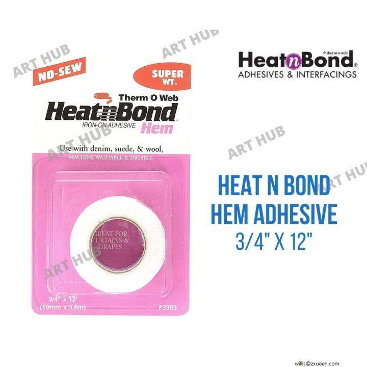 ♞Heat N Bond IronOn Adhesive Heat N Bond Ultra Hold Hem Lite No Sew Lazada PH