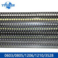 【CW】 100pcs/lot Diodes Assorted 0603 0805 1206 1210 3528 5050 5730 SMD Emitting Diode