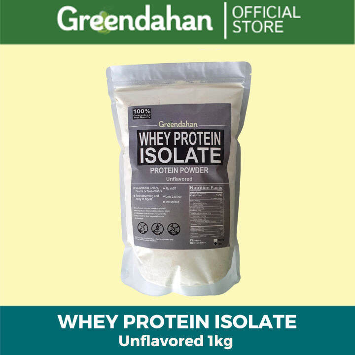 Greendahan Whey Protein Isolate 1Kg Unflavored / Unsweetened Protein
