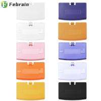 FEBRAIN 6 Pcs ใสสะอาด ฝาปิดแบตเตอรี่ ตำแหน่งรูที่แม่นยำ พลาสติกทำจากพลาสติก ฝาหลังเกมคอนโซล ของใหม่ หลายสี เคสคอนโซลเกม สำหรับ เกมบอยแอดวานซ์ เกมเกมต่างๆ