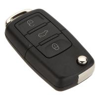 3 Button Replacement Keyless Entry Remote Car Flip Key Shell Fob Case for Jetta Beetle