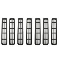 7Pcs Front Mesh Grille Inserts Honeycomb Front Grille for Jeep Wrangler TJ &amp; Unlimited 1997-2006