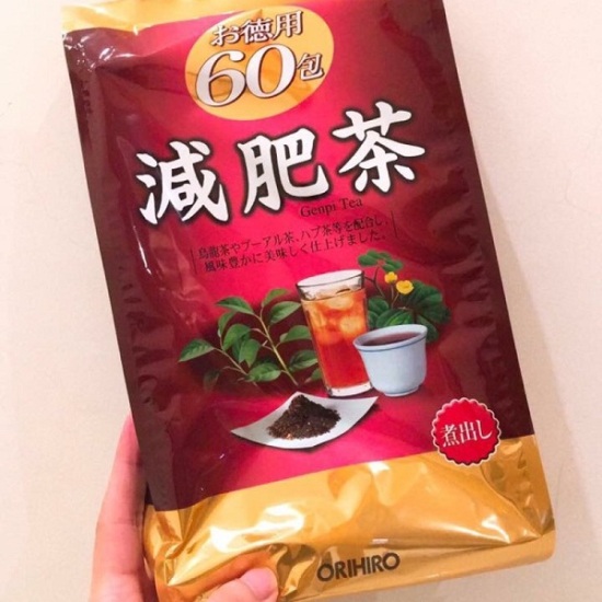 Hcmtrà giảm mỡ bụng genpi tea orihiro 60 gói hàng nội địa nhật chiết xuất - ảnh sản phẩm 5