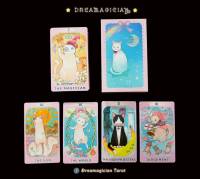 Dreaming Cat Tarot ไพ่แมวน่ารักสไตล์ญี่ปุ่น ไพ่ยิปซีแท้ลดราคา/ ไพ่ยิปซี/ ไพ่ทาโร่ต์/ ไพ่ออราเคิล/ Tarot/ Oracle/ Card/ Deck