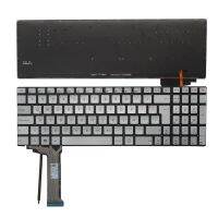 New Latin laptop keyboard for ASUS ZX50JX ZX50VW ZX50VX ZX70VW ZX70 ZX70V backlit LA keyboard layout Silver