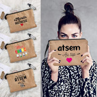 【cw】Super Atsem Printed Cosmetic Bags Bachelorette Party Makeup Bag Toiletries Organizer Pouch Purses Super Atsem School Bags Giftshot