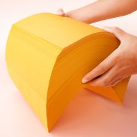 [COD] a4 printing paper orange copy yellow 70g colored 80g 230g cardboard