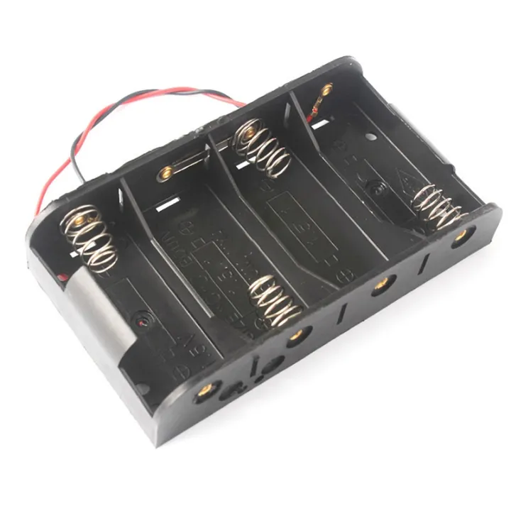 【hot】 4X C Cell Battery Holder 6V C Size Battery Case Box with Wire